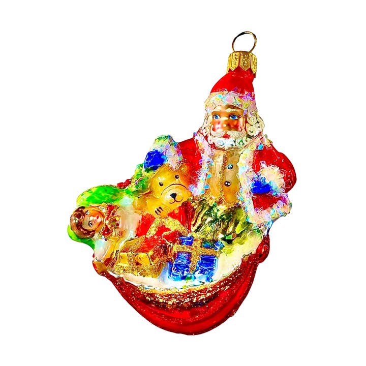 Ornamento di Natale per Tutti i Giocattoli per la vendita all'ingrosso da parte di The Ornament King™ He's Back! Santa's Right Hand Man!