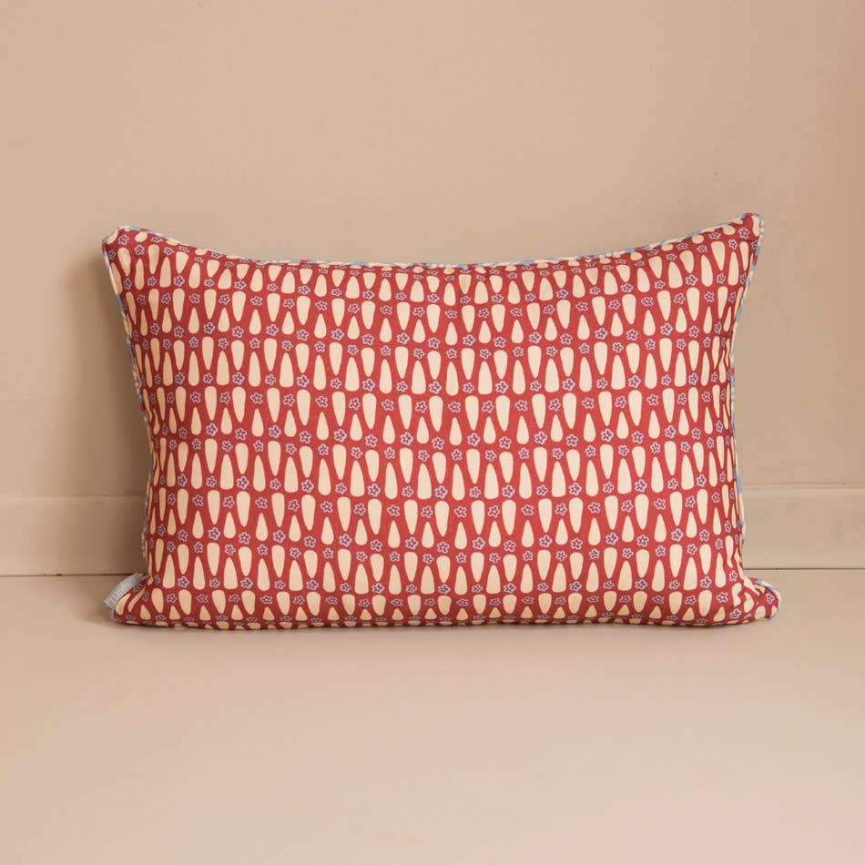 Mahe Homeware - Wholesale Throw/Decorative Pillow - Blue Pop Floral Cushion 40x601