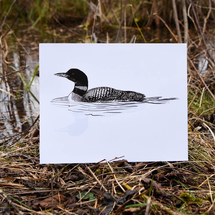 Loon on Water for wholesale by Tidal and Timber Studio