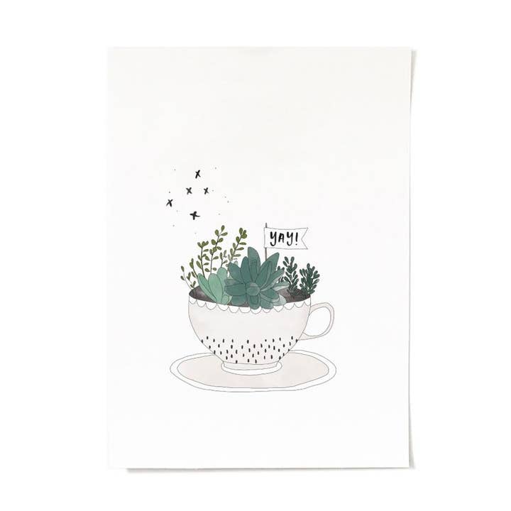 Yay Teacup Drucken im Verkauf für den Großhandel von In the Daylight