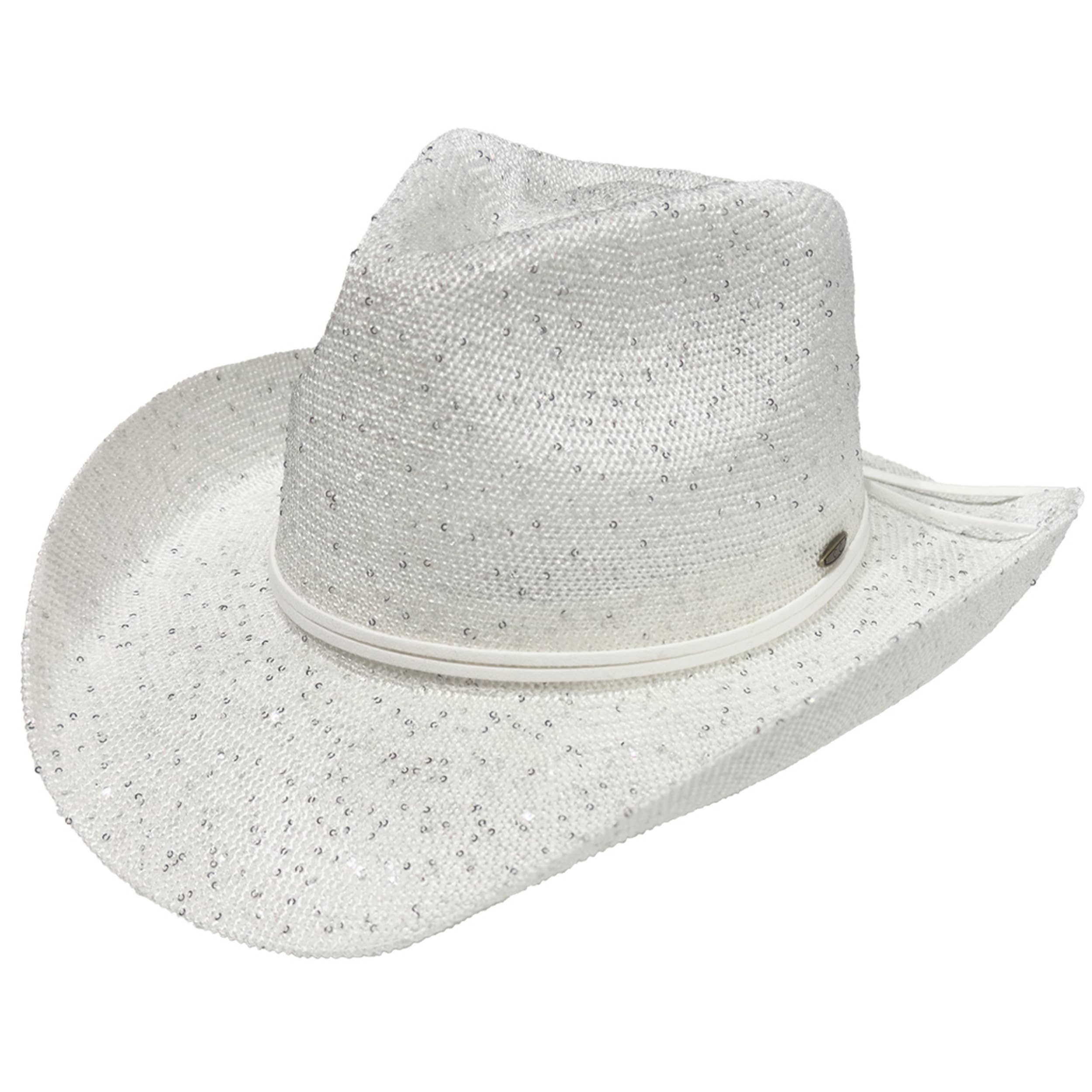 Hana - Vendita all'ingrosso Cappello da cowboy - Donna - Cappello da cowboy con paillettes C.C22