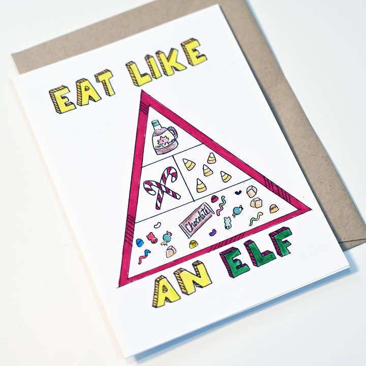 Notes dessinées à la main - Mangez comme un elfe pour la vente par Papyrusaurus