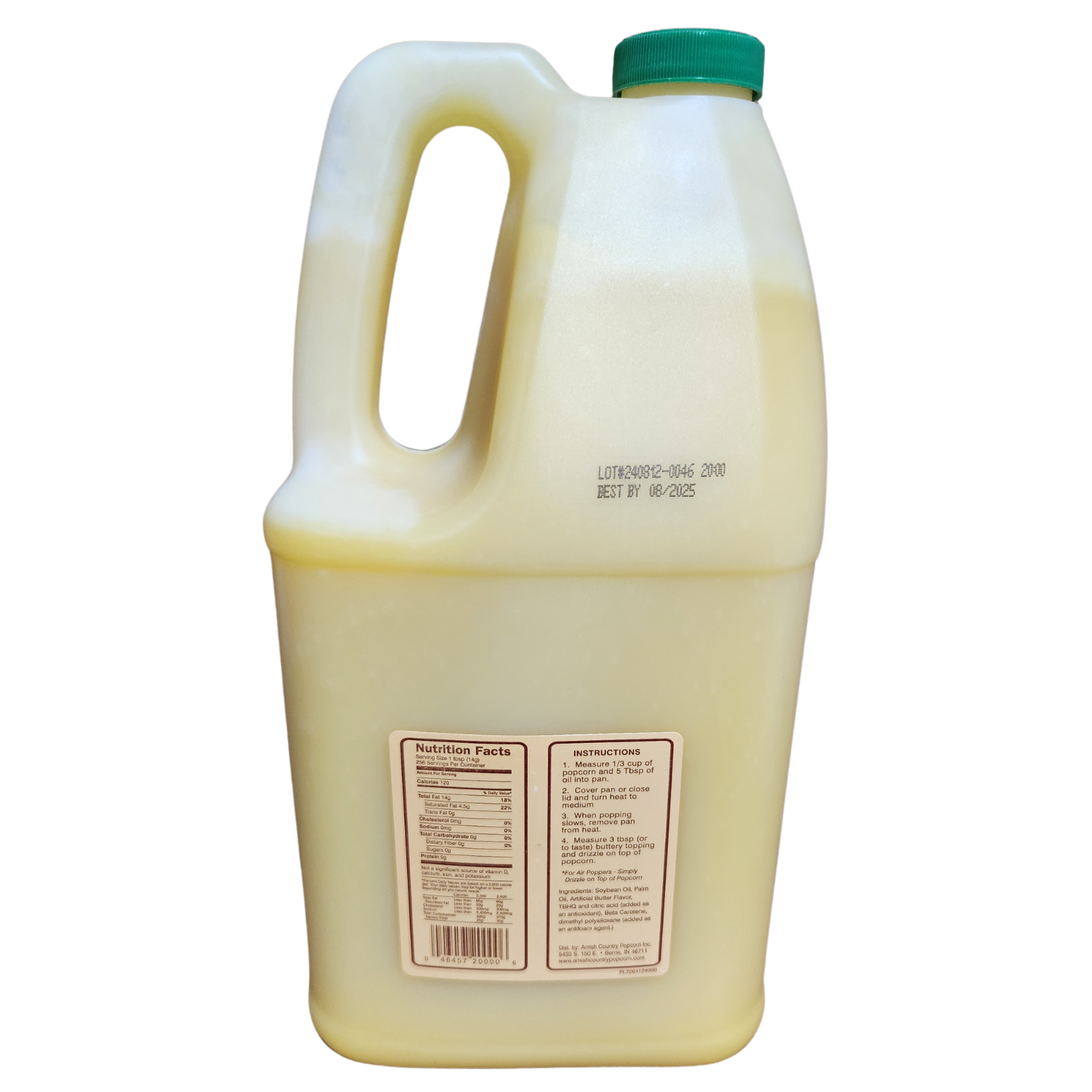 Amish Country Popcorn - Wholesale Popcorn - Gallon Jug of Buttery Topping2