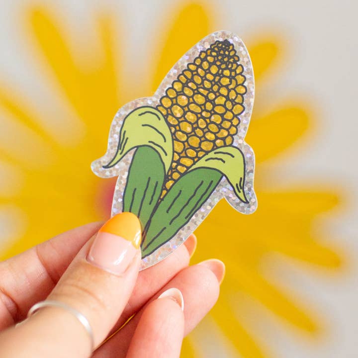 Jenny Lemons - Wholesale Sticker - Glitter Corn Sticker
