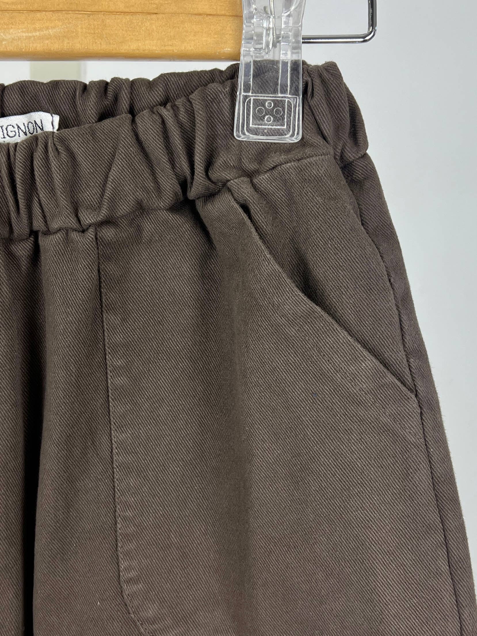 MINI MIGNON PARIS - Wholesale Pants - Kids - Cotton pants with elastic waistband and pockets for girls2