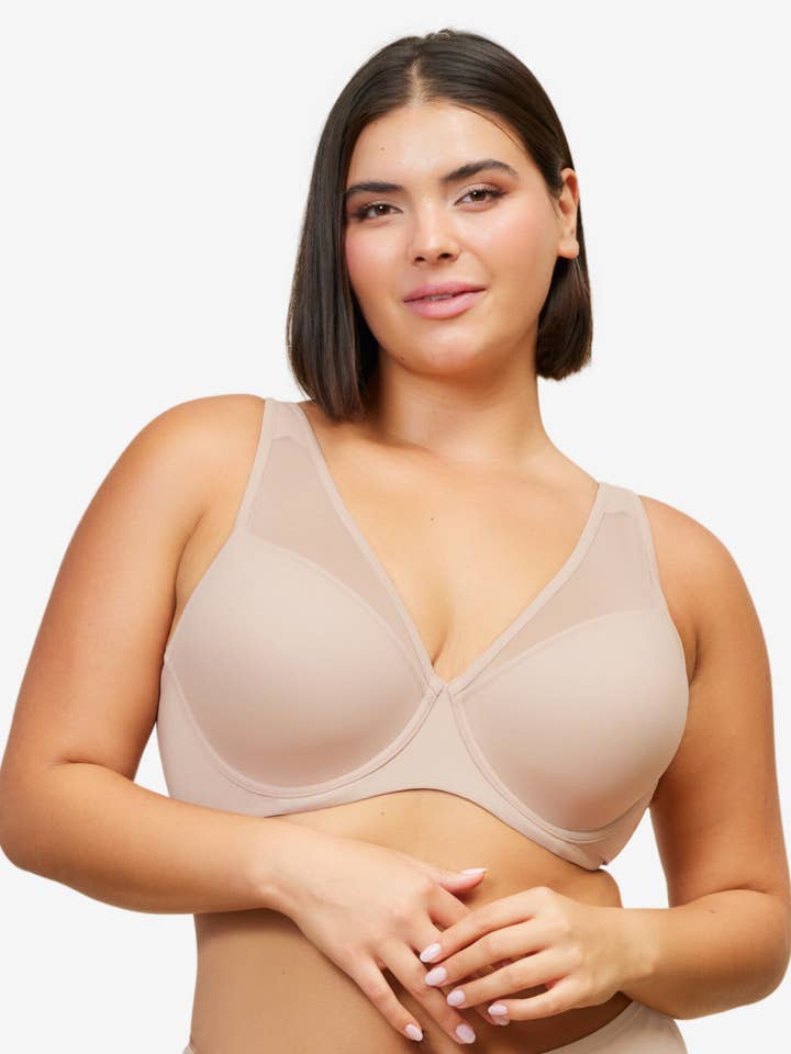 The Jolene - Perfect Plunge Underwire Bra for wholesale by Leading Lady