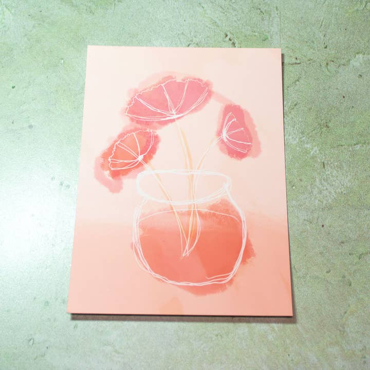 Whimsydew Art - Wholesale Art Print - Flower Vase 1 Art Print2