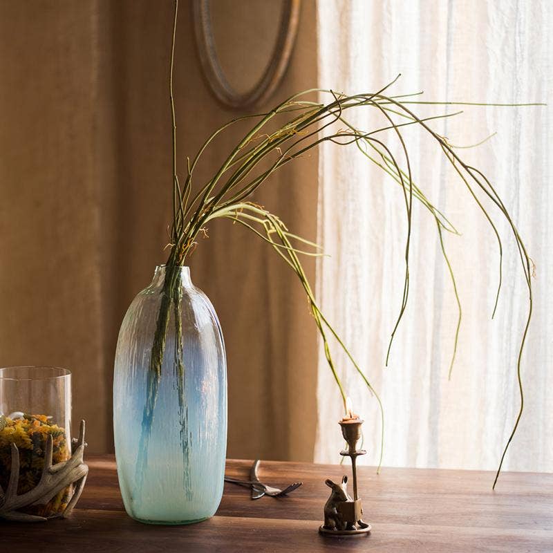 Rustic Reach - Wholesale Artificial Plant - Artificial Green Weeping Willow Stem 55" Long1