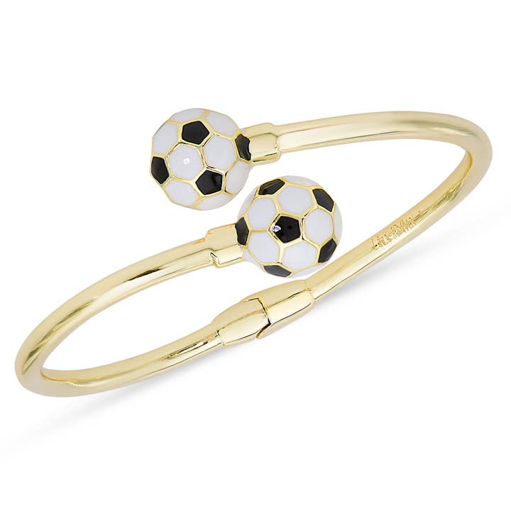 Voetbal Bypass Bangle voor wholesale door Lily Nily