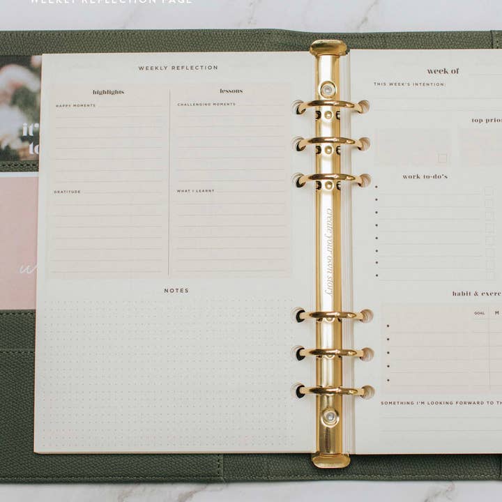 The Inspired Stories - Wholesale Planner - Undated Vertical Weekly Planner Insert Pack14