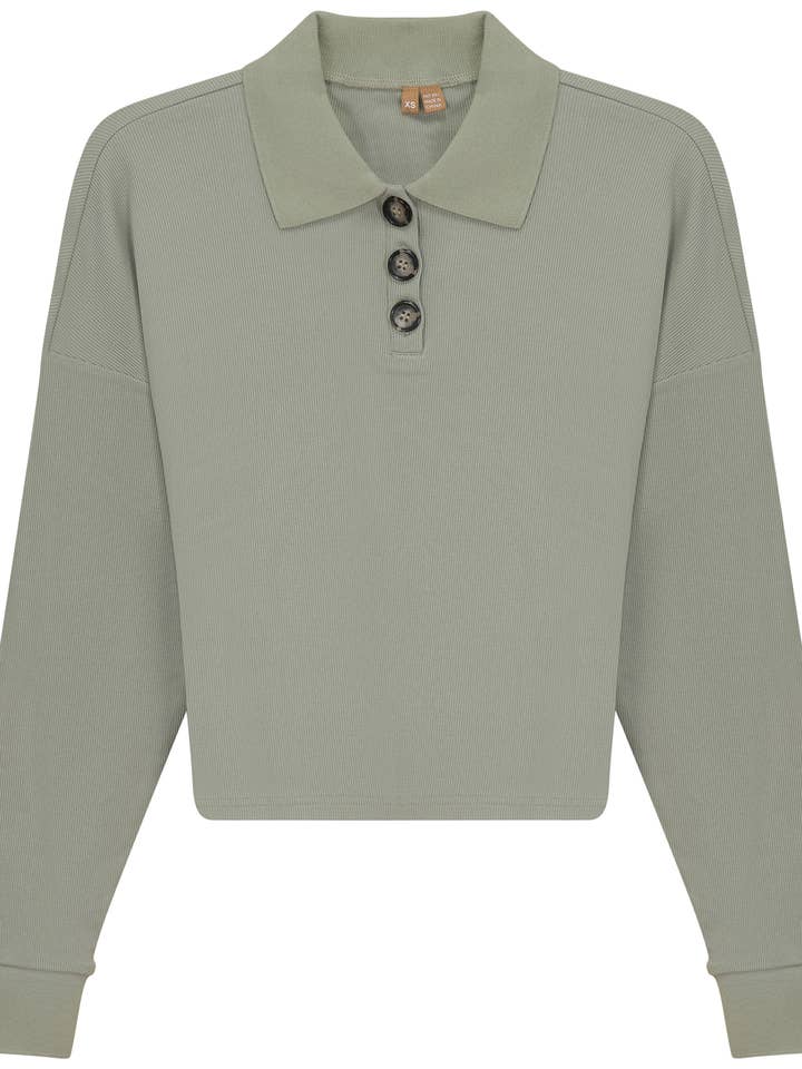 Geribd T-shirt met Korte Mouwen voor wholesale door Hush.Shop