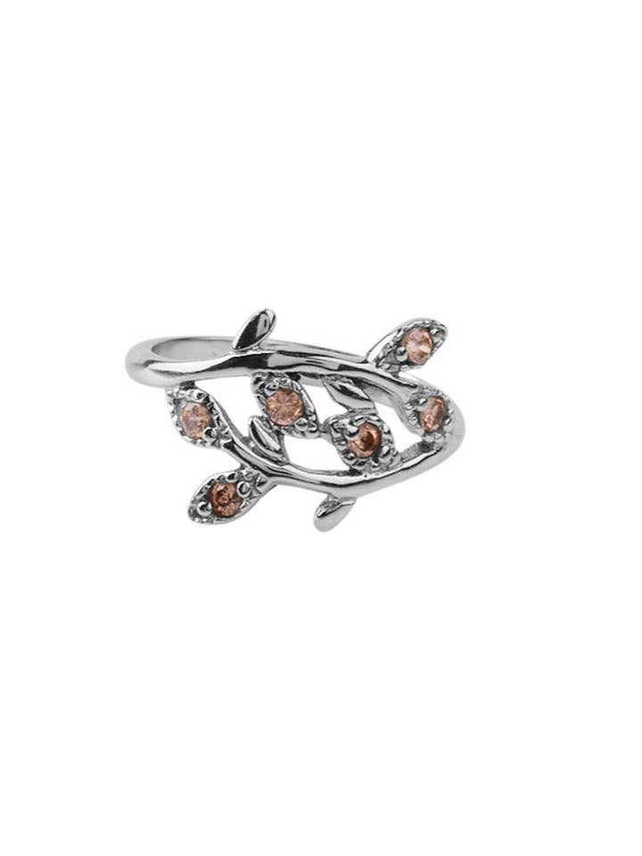 Bagues - Feuille - Argent pour la vente par XZOTA