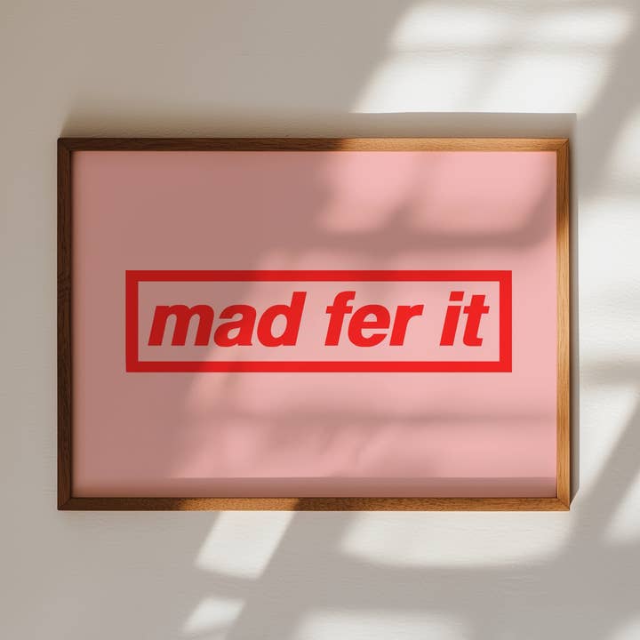 Imprimé Oasis Rose « Mad Fer It » pour la vente par Laura Frances Heitzman