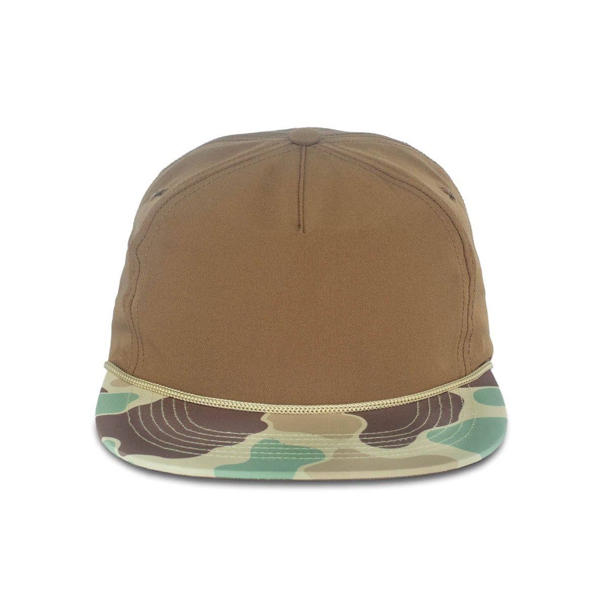 Wild Bills Blanks - Wholesale Flat Brim Cap - Unisex - RIVER | Saddle & Camo3