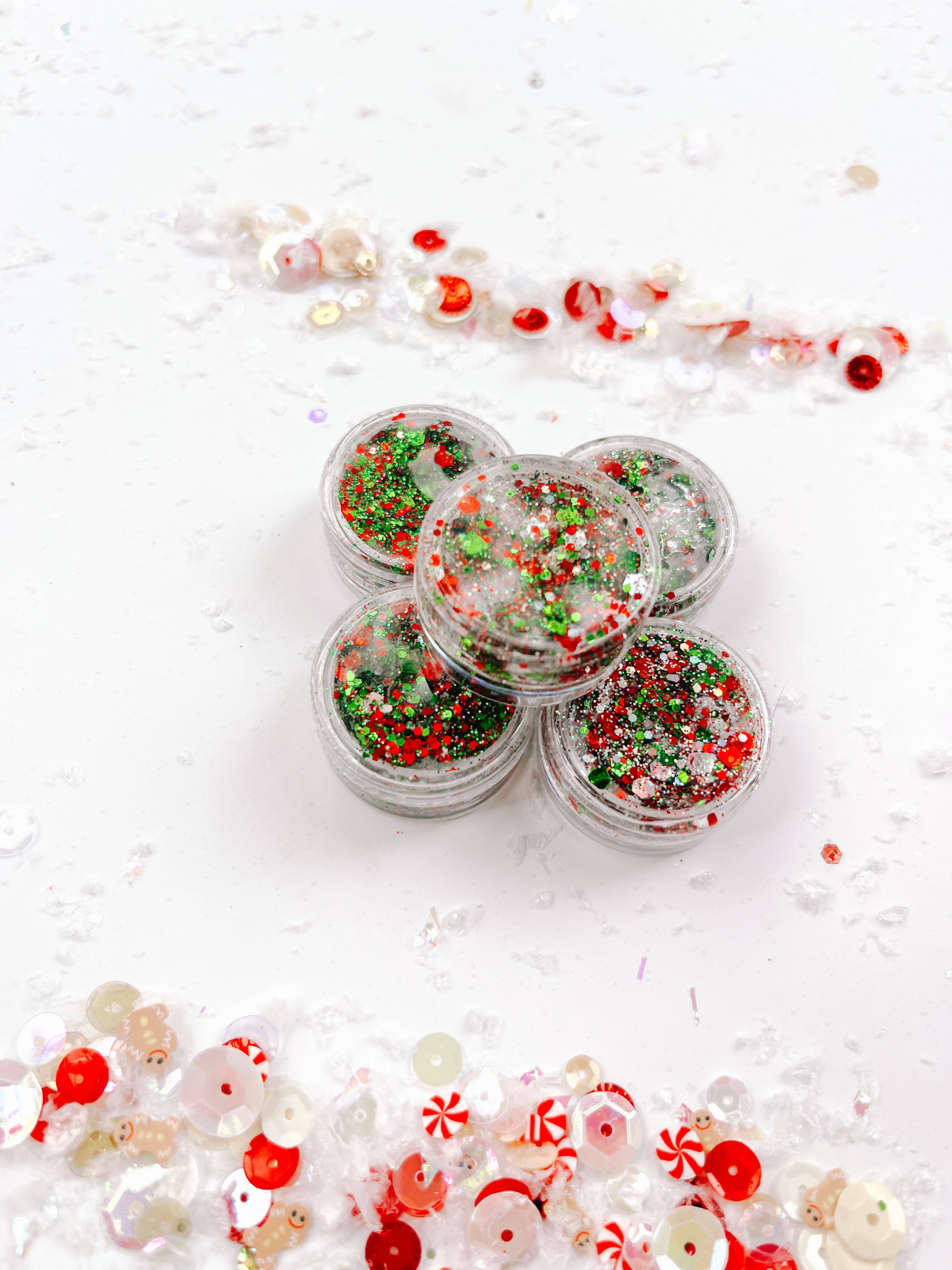 Evie Pearl Handmade LLC - Wholesale Hair Glitter - Holiday Hair Glitter Gel