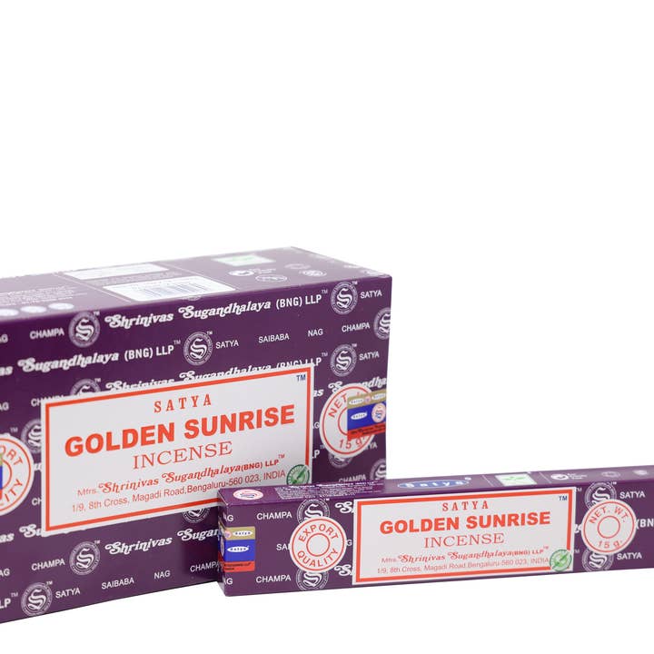 Designs by Deekay Inc. - Wholesale Incense - Satya - Golden Sunrise Incense Sticks (15 g.)
