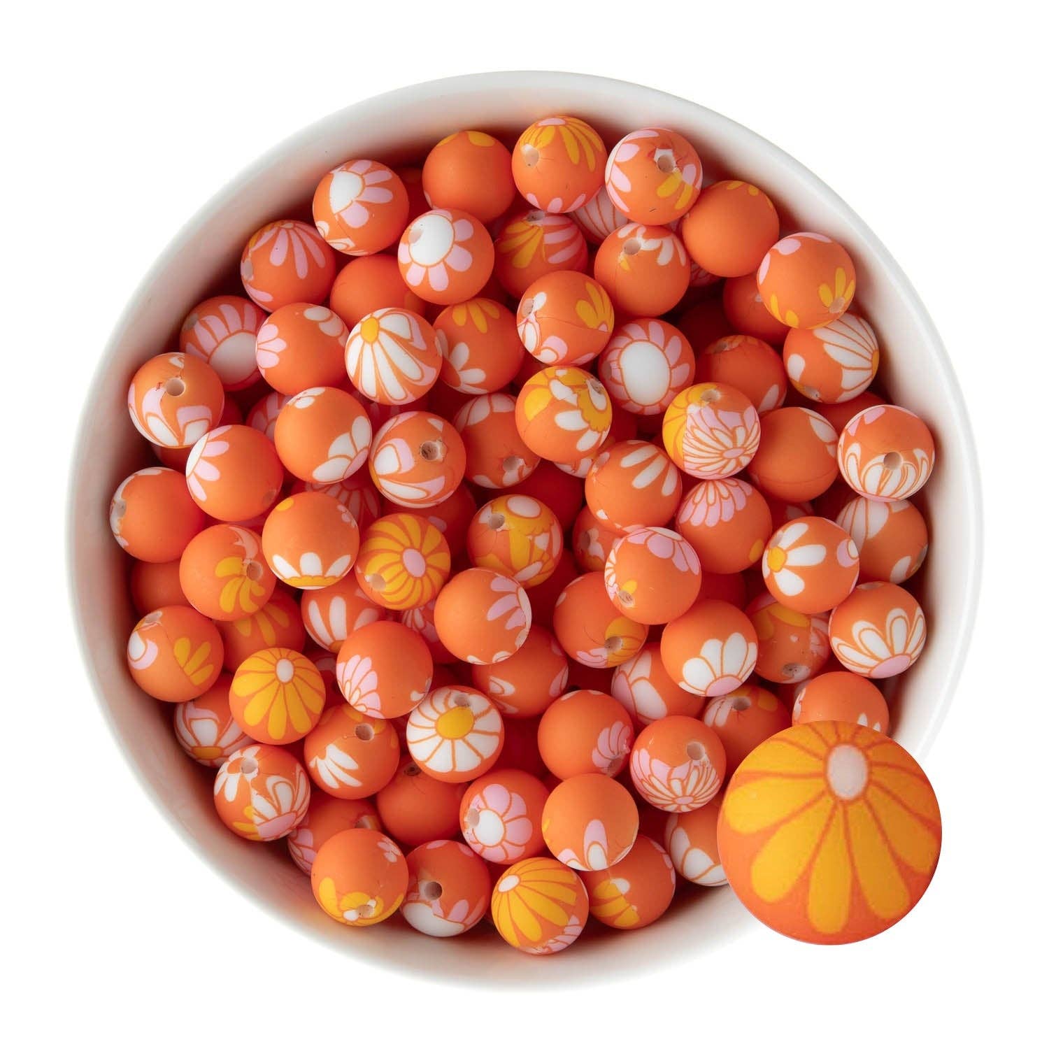 Cara & Co Silicone Craft Supply - Wholesale Craft Supplies - Standard Silicone Print Beads24