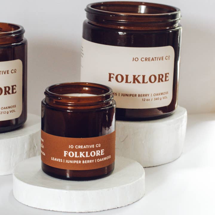 Jo Creative Co - Wholesale Jar/Filled Candle - Folklore Candle4