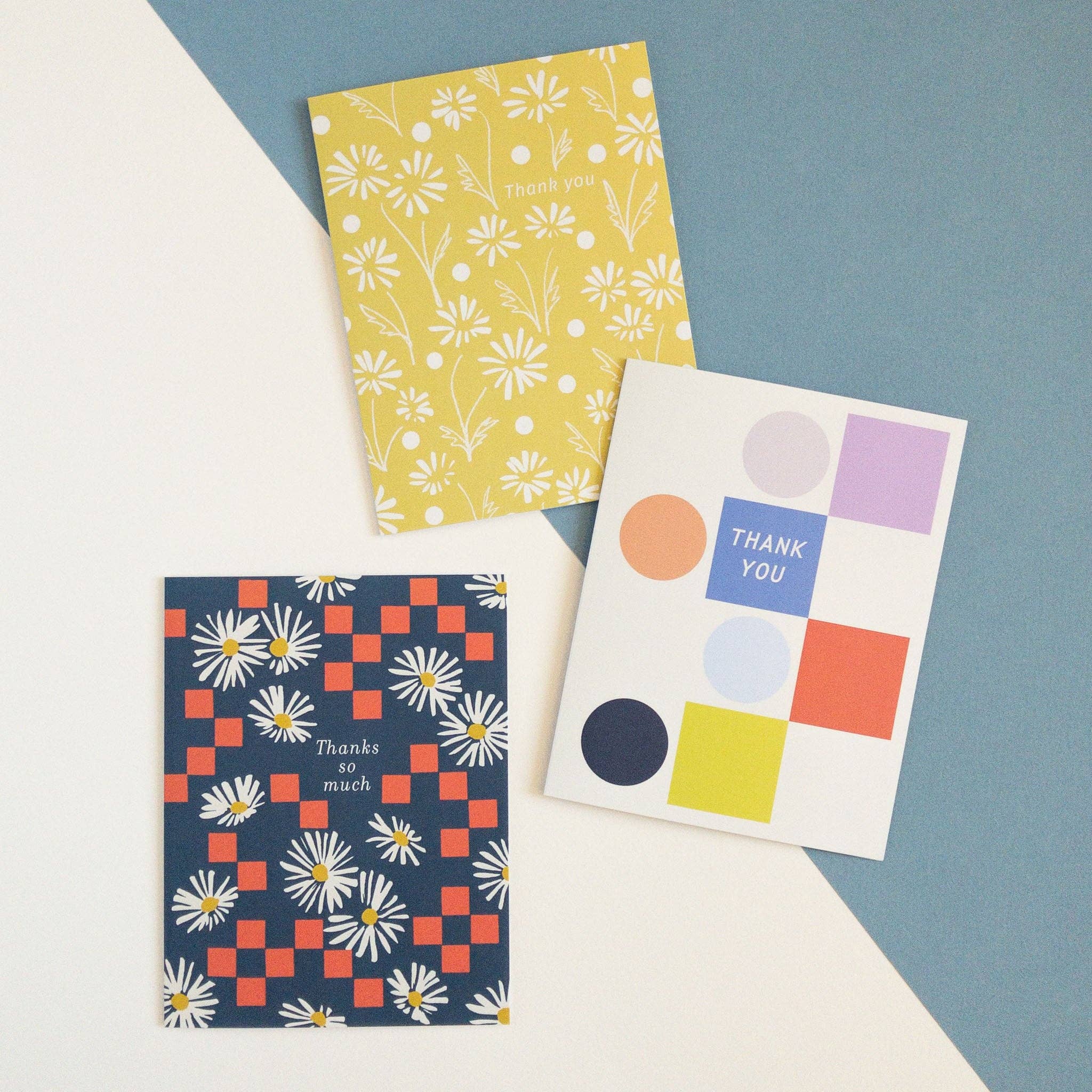 Tracy Schifeling Art - Wholesale Thank You Card - Aster Thank You Greeting Card 1