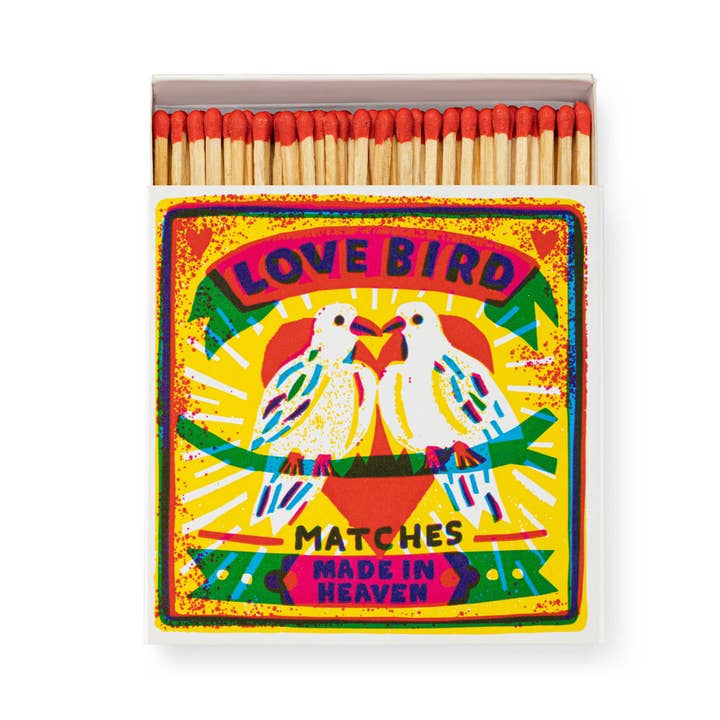 Archivist Gallery - Wholesale Matches - Love Birds | Square - Safety Matches