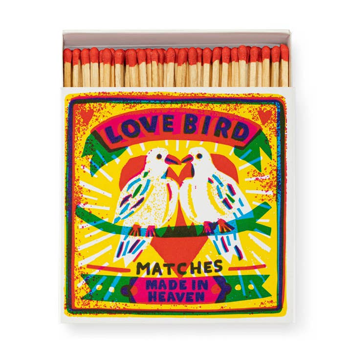 Love Birds | Square - Safety Matches for wholesale by Archivist Gallery | Europe