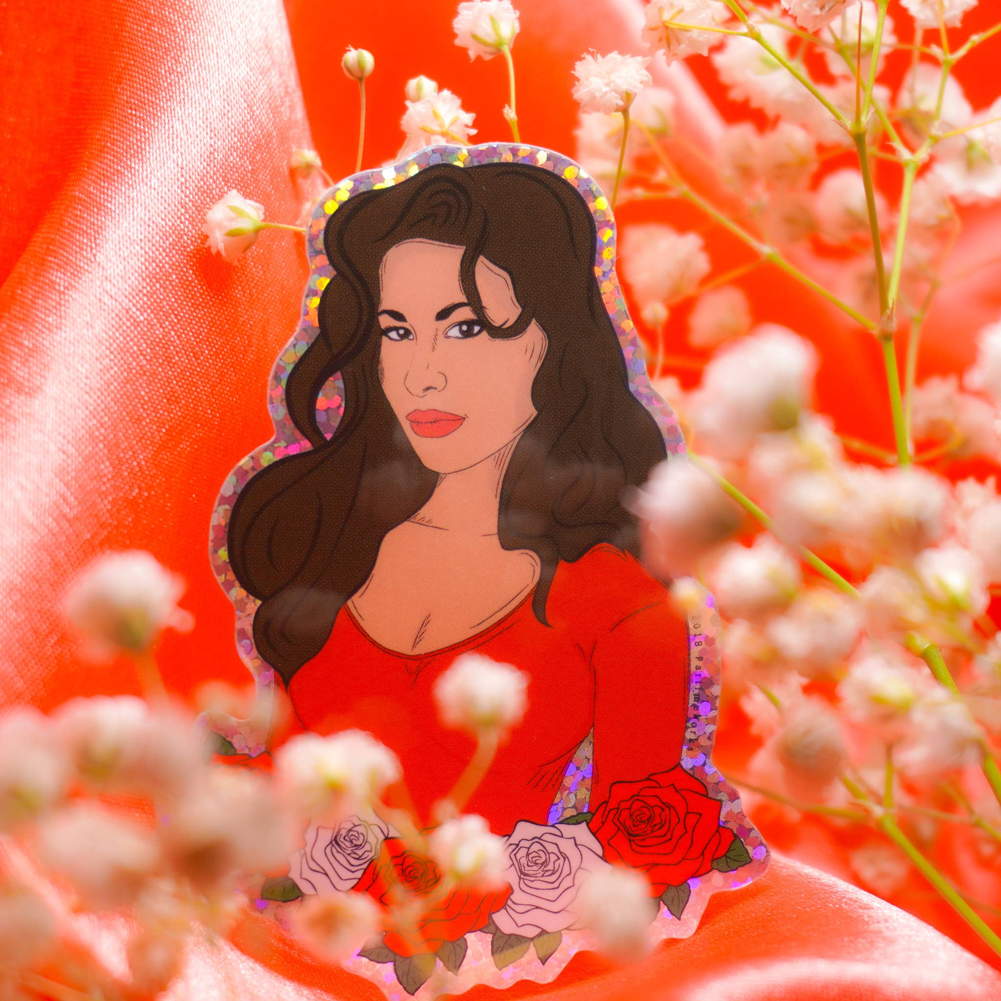 PARTIMEWORKS - Wholesale Sticker - Selena - La Bonita 3" Sticker1