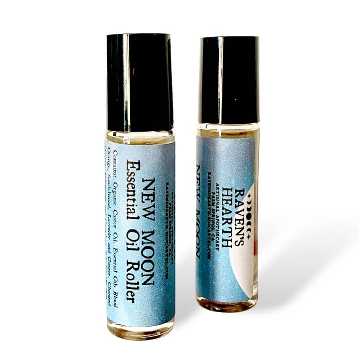 Rouleau d'huile Nouvelle Lune | Lavande, Orange & Gingembre pour la vente par Raven’s Hearth