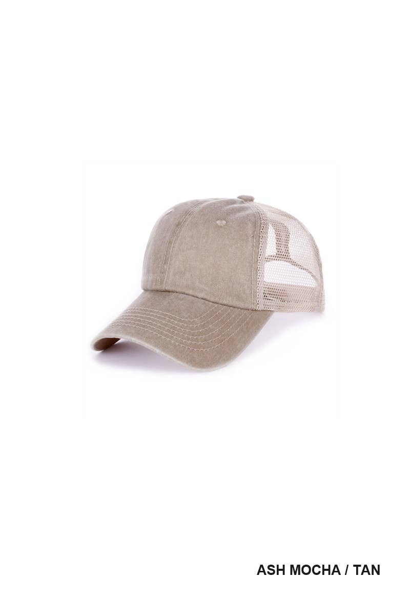 42POPS - Wholesale Baseball Cap - Women's - `.Vintage Washed Trucker Hat Baseball Cap20