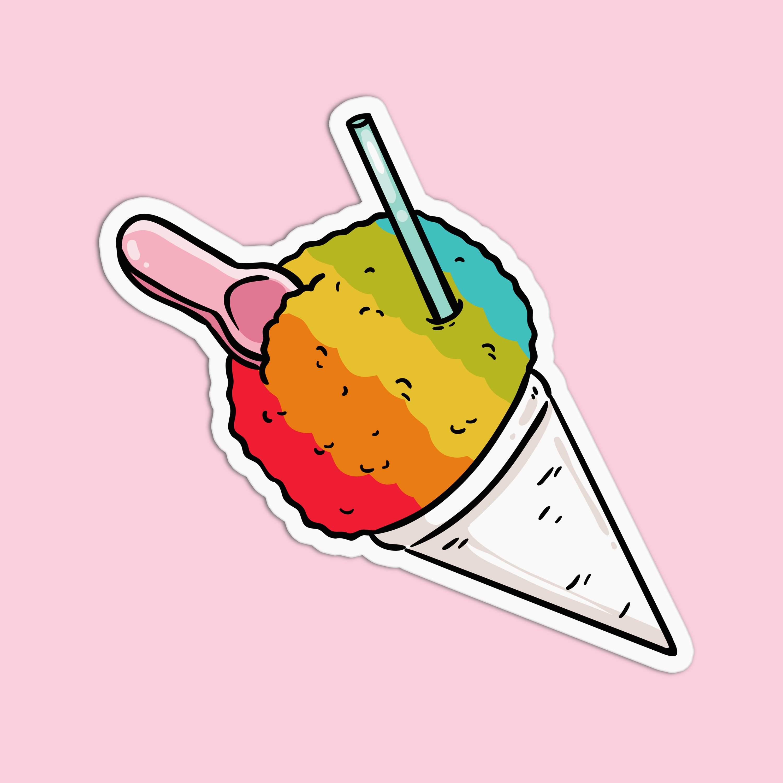 Girls Printing House - Wholesale Sticker - Hawaii Ice cream Vinyl Waterproof Stickers1