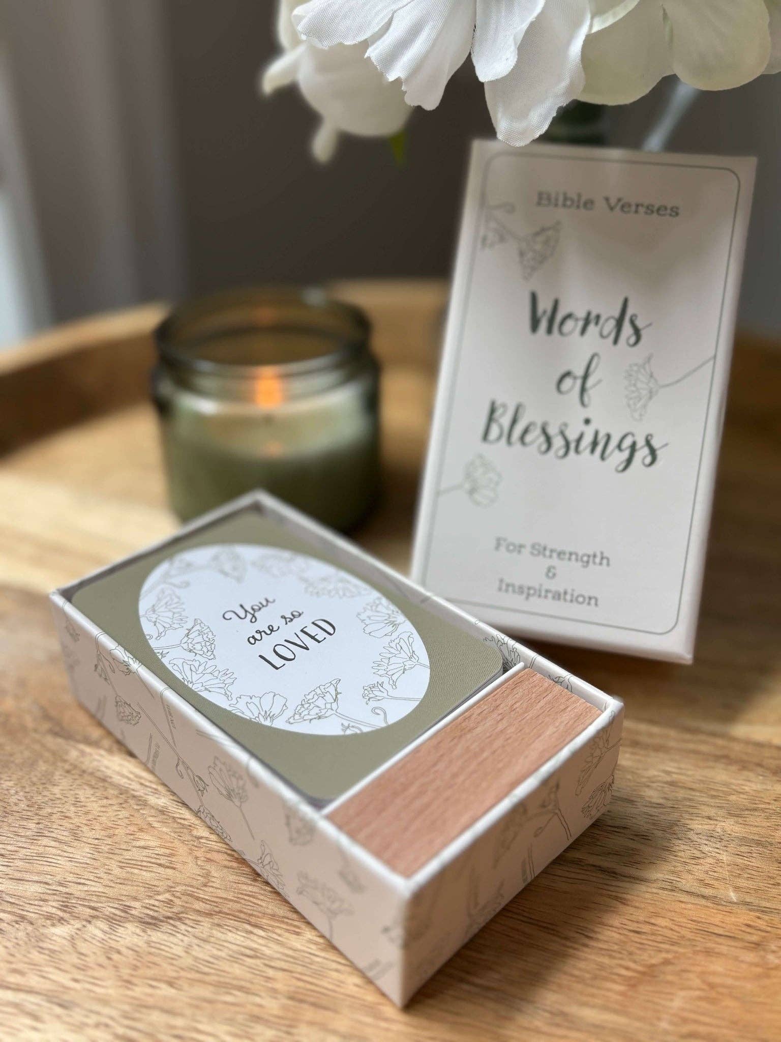 Sent Paper Co. - Wholesale Religious Card - Bible Verse Cards - Words of Blessings - Set of 60 Cards3