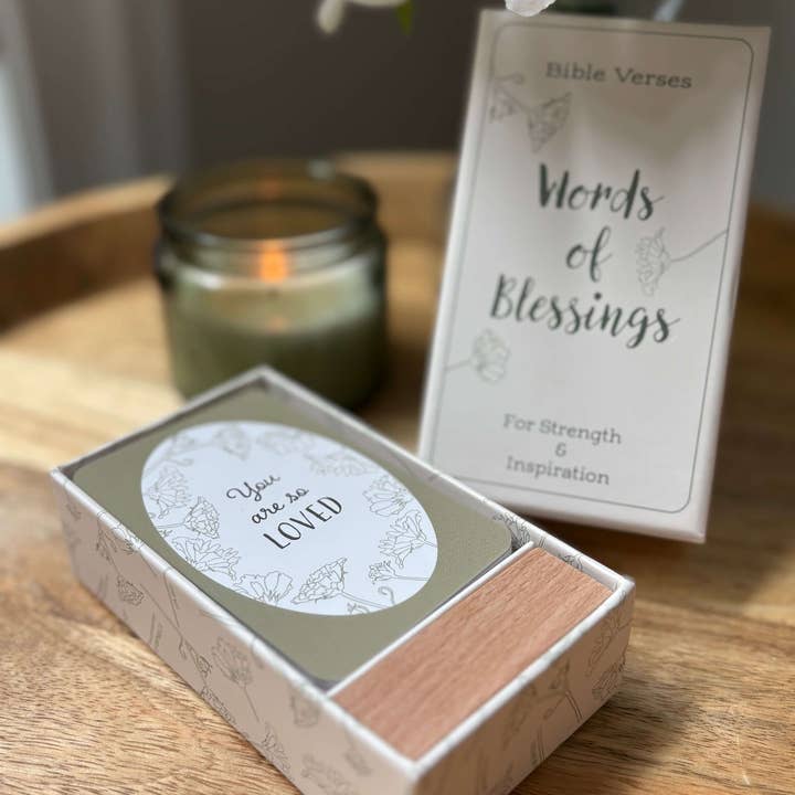 Sent Paper Co. - Wholesale Religious Card - Bible Verse Cards - Words of Blessings - Set of 60 Cards3