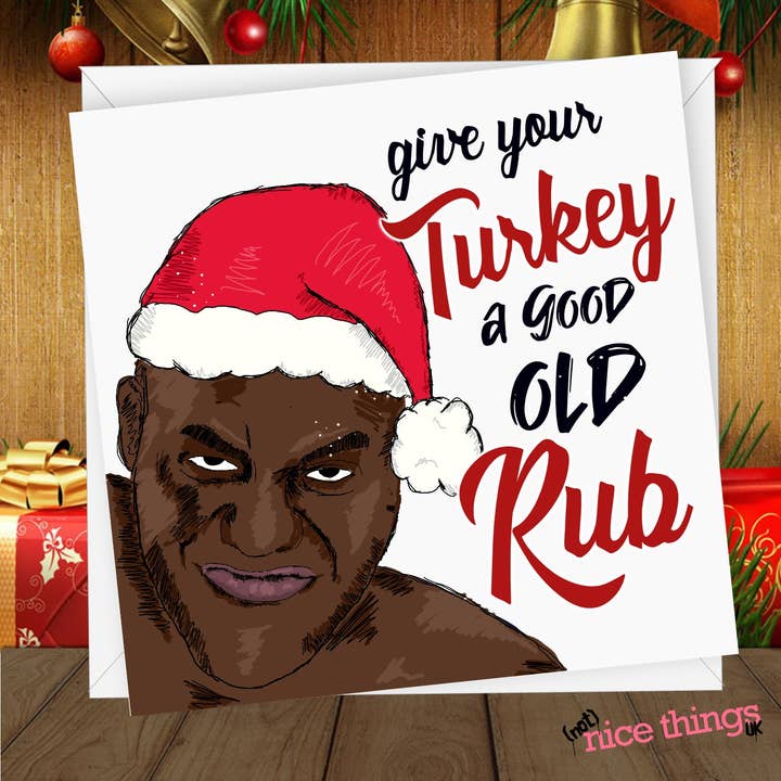 NotNiceThings - Wholesale Christmas card - Ainsley Harriott Card | Funny Christmas Card