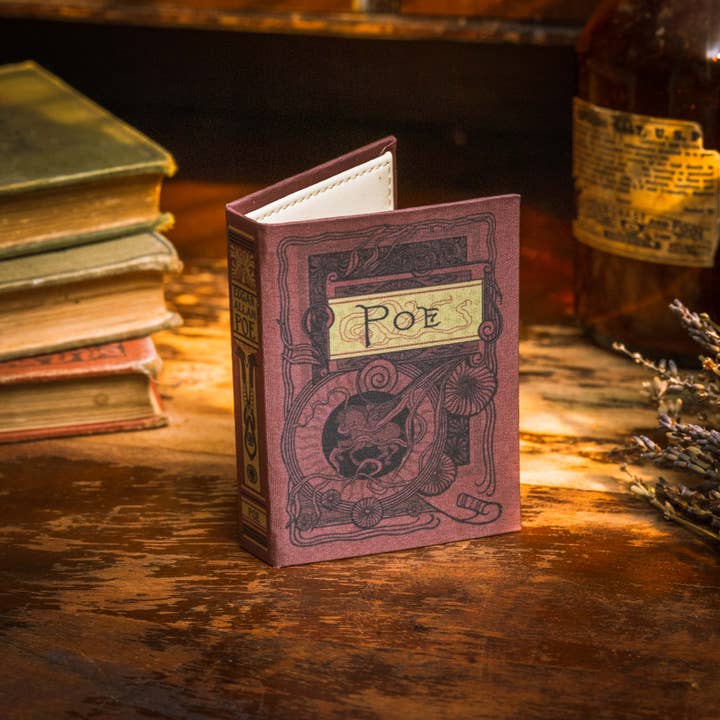 Novel Book Store - Wholesale Wallet - Unisex - The Complete Poetical Works of Edgar Allan Poe 1884 edition Book Wallet