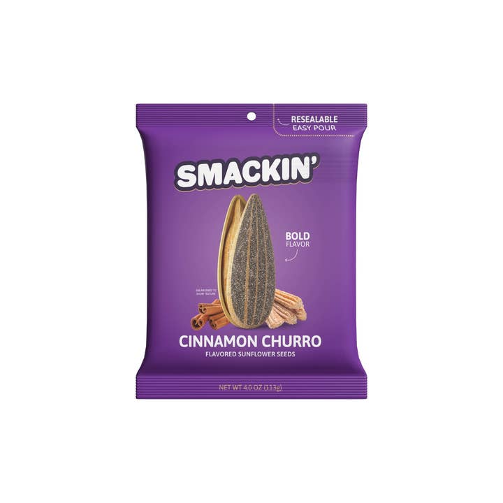Fizz and Sweets Wholesale - Wholesale Seeds/Kernels - Smackin Seeds - Cinnamon Churro 4oz0