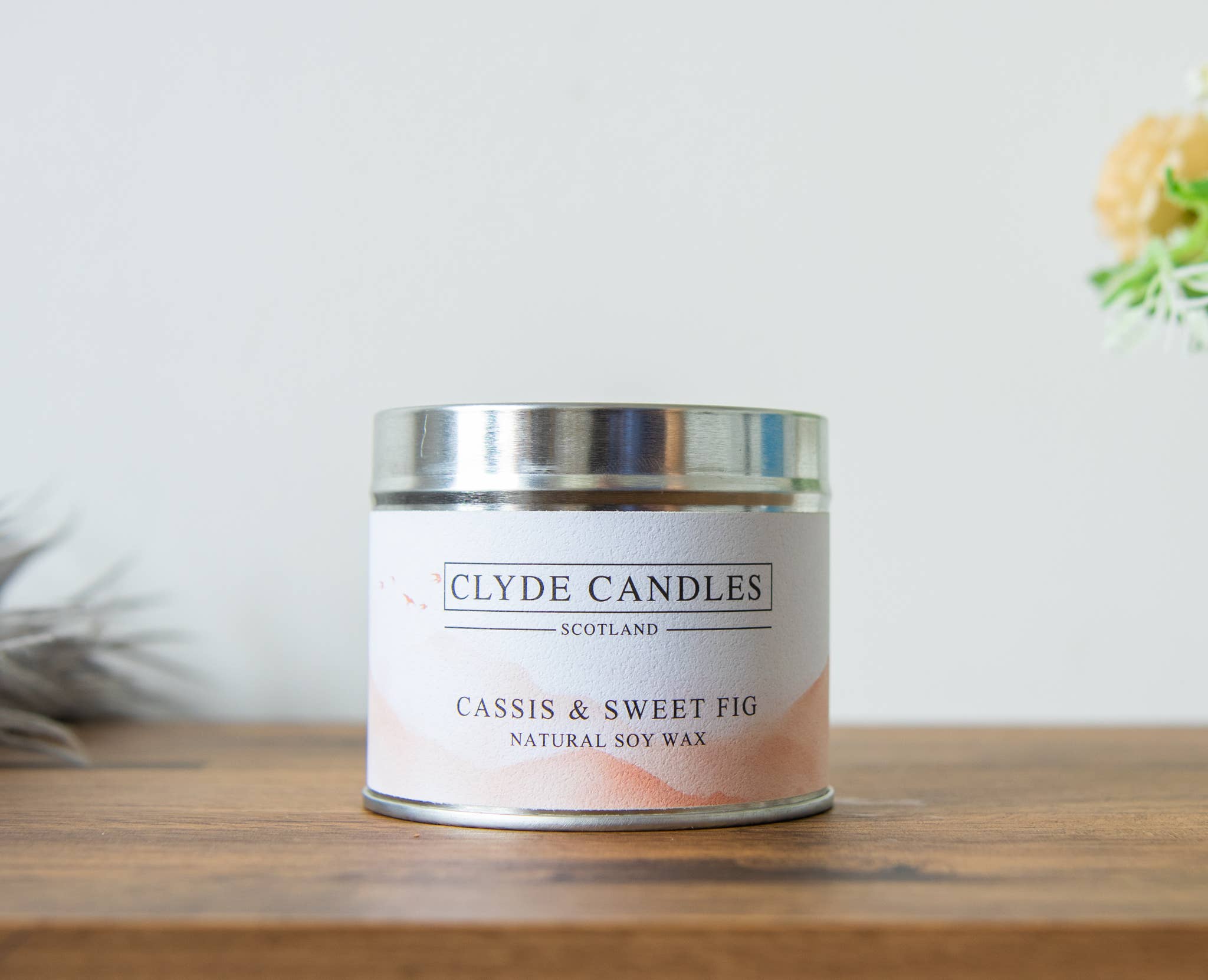 CLYDE CANDLES – wholesale Travel candles – Cassis & Sweet Fig Candle Tin