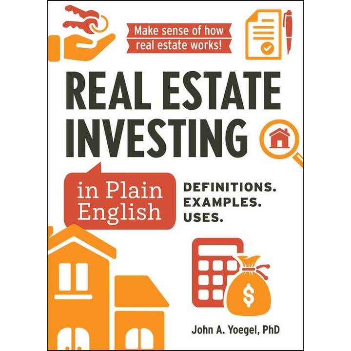 Real Estate Investing in Plain English by John A Yoegel for wholesale by Simon & Schuster