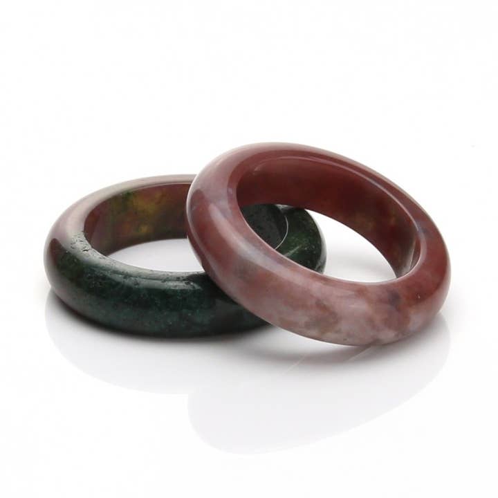 Natural Indian agate ring for wholesale by UniArt