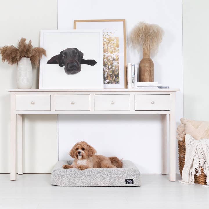 Big and Little Dogs - Wholesale Pet Bed - Dog - LUXE MEMORY FOAM DOG BED: Salt & Pepper Boucle (SMALL)18