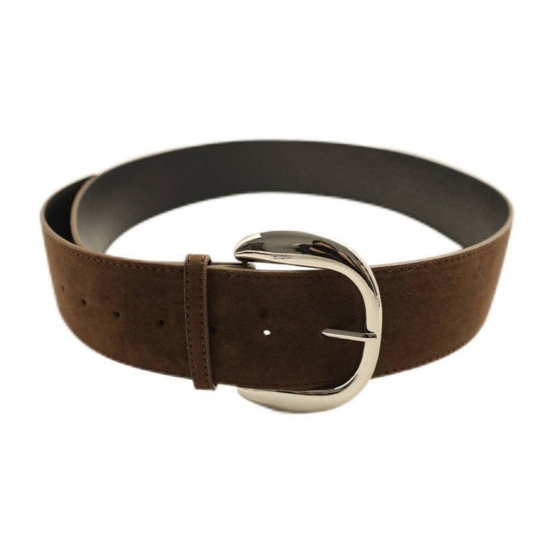 FurDecoration - Wholesale Belt - Women's - Fashion Matte Wide Edge Belt5
