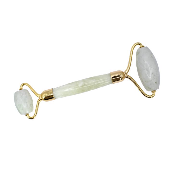 Natural jade massage roller – Grade A for wholesale by Marylise Mirabelli