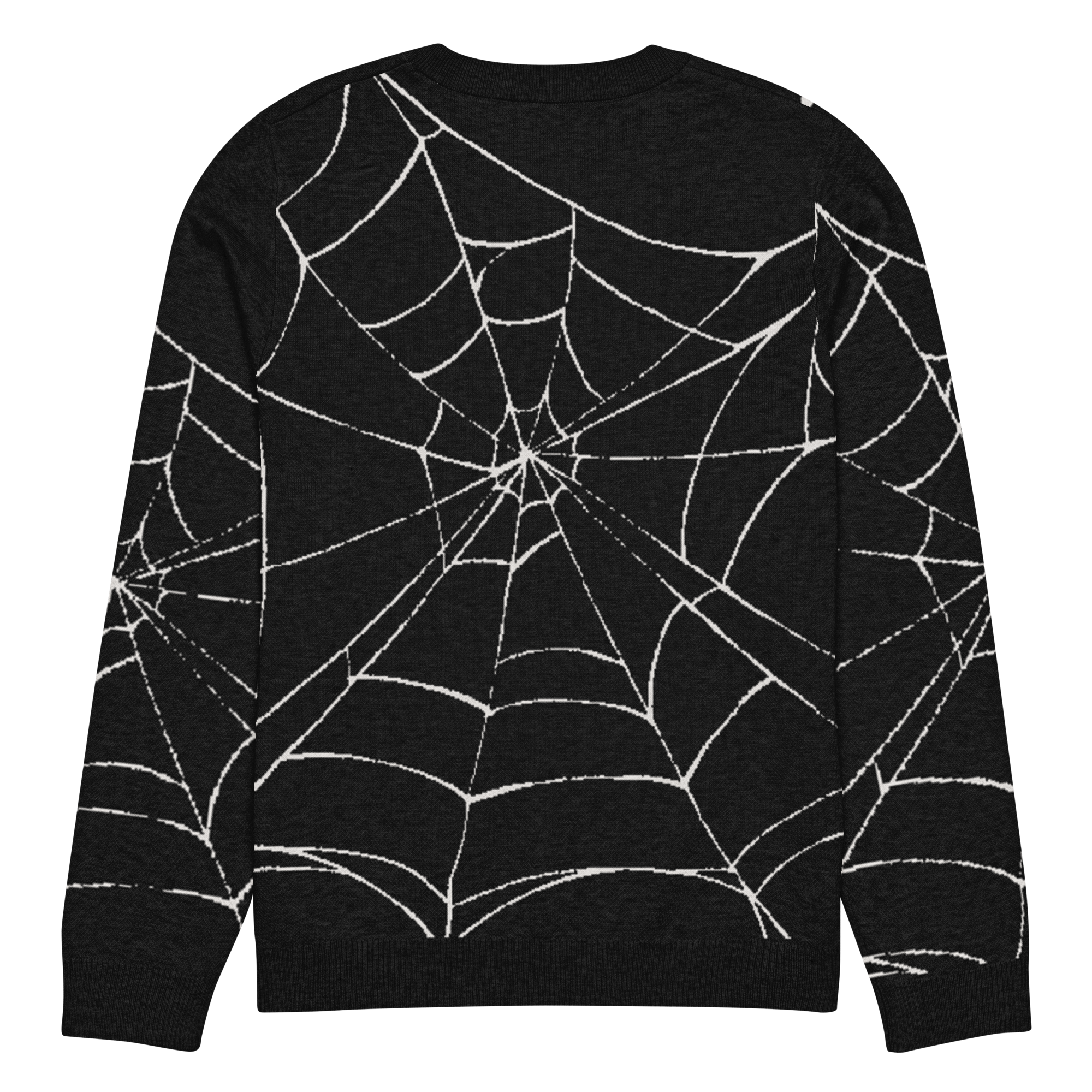 Goth Cloth Co. - Wholesale Knit Sweater - Unisex - Webs We Weave Knit Crew Neck Sweater11