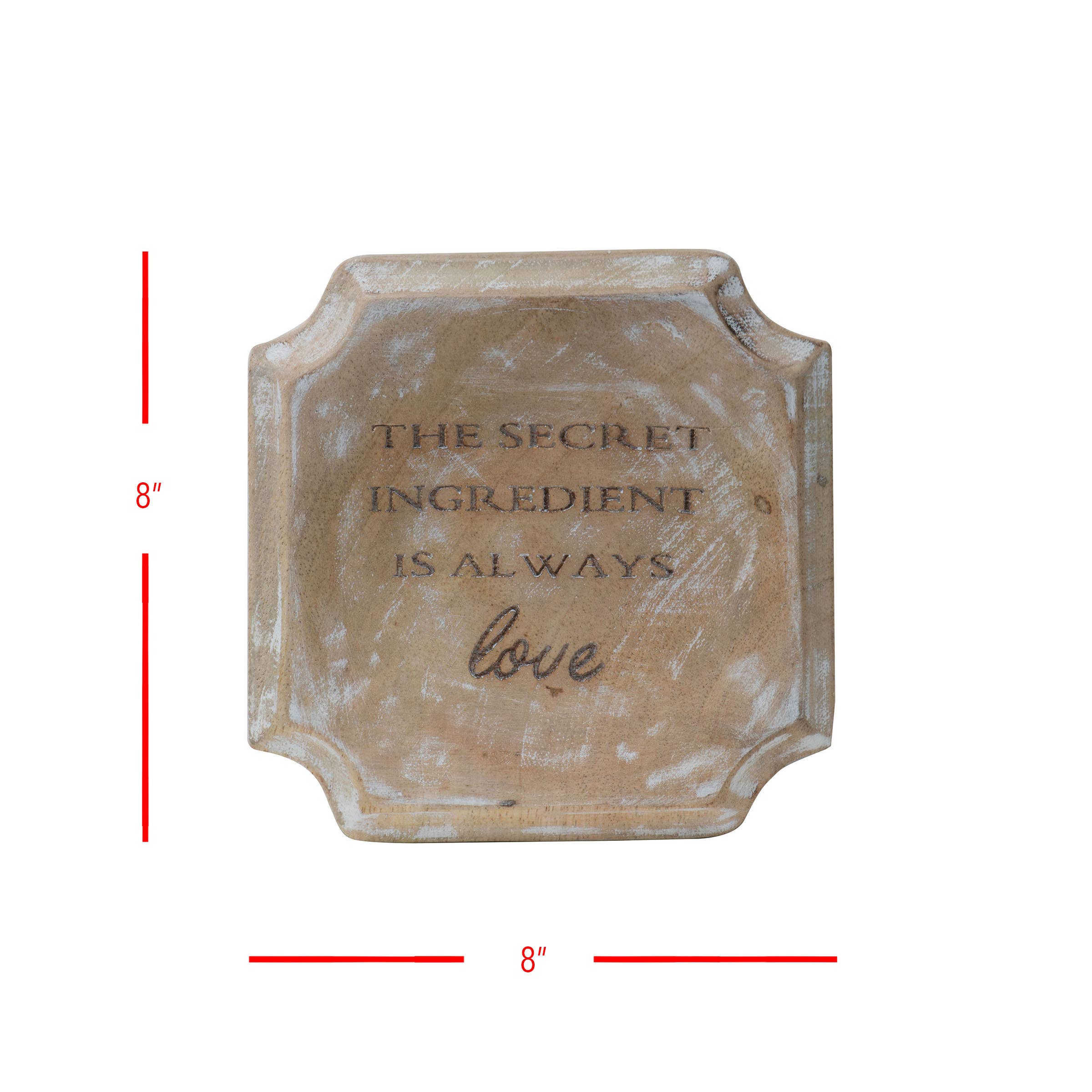 Foreside Home & Garden - Wholesale Spoon Rest - The Secret Ingredient is Always Love Spoon Rest2