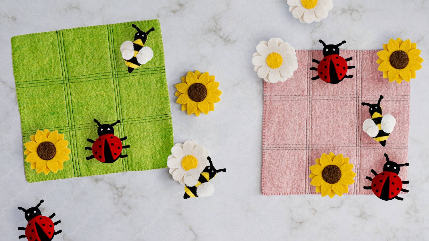 Global Goods Partners - Wholesale Board Game - Felt Tic-Tac-Toe Game2