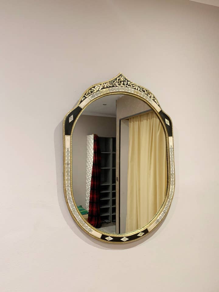Handmade Bone Inlay Mirror for wholesale by Palmeraies