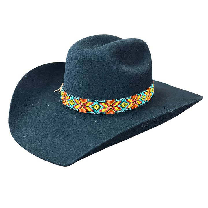 HILASON Beaded American Style Western Cowgirl Handmade Hatband | Hat Band Women Cowboy Headbands for Bands for wholesale by HILASON