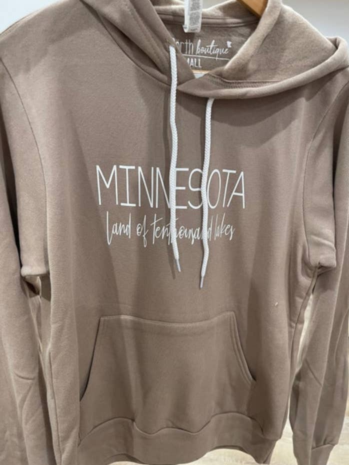 Minnesota Land of Ten Thousand Lakes for wholesale by Little North Boutique