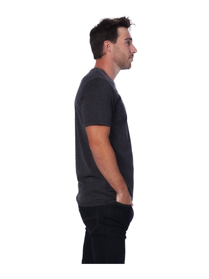 U.S. Apparel - Wholesale T-Shirt - Men's - Unisex Fit Jersey Crew Neck Tee W/ Lt. Burnout Wash11