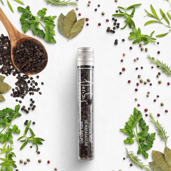Floribis - Vendita all'ingrosso Spezie essiccate - Tubo di pepe nero 30G