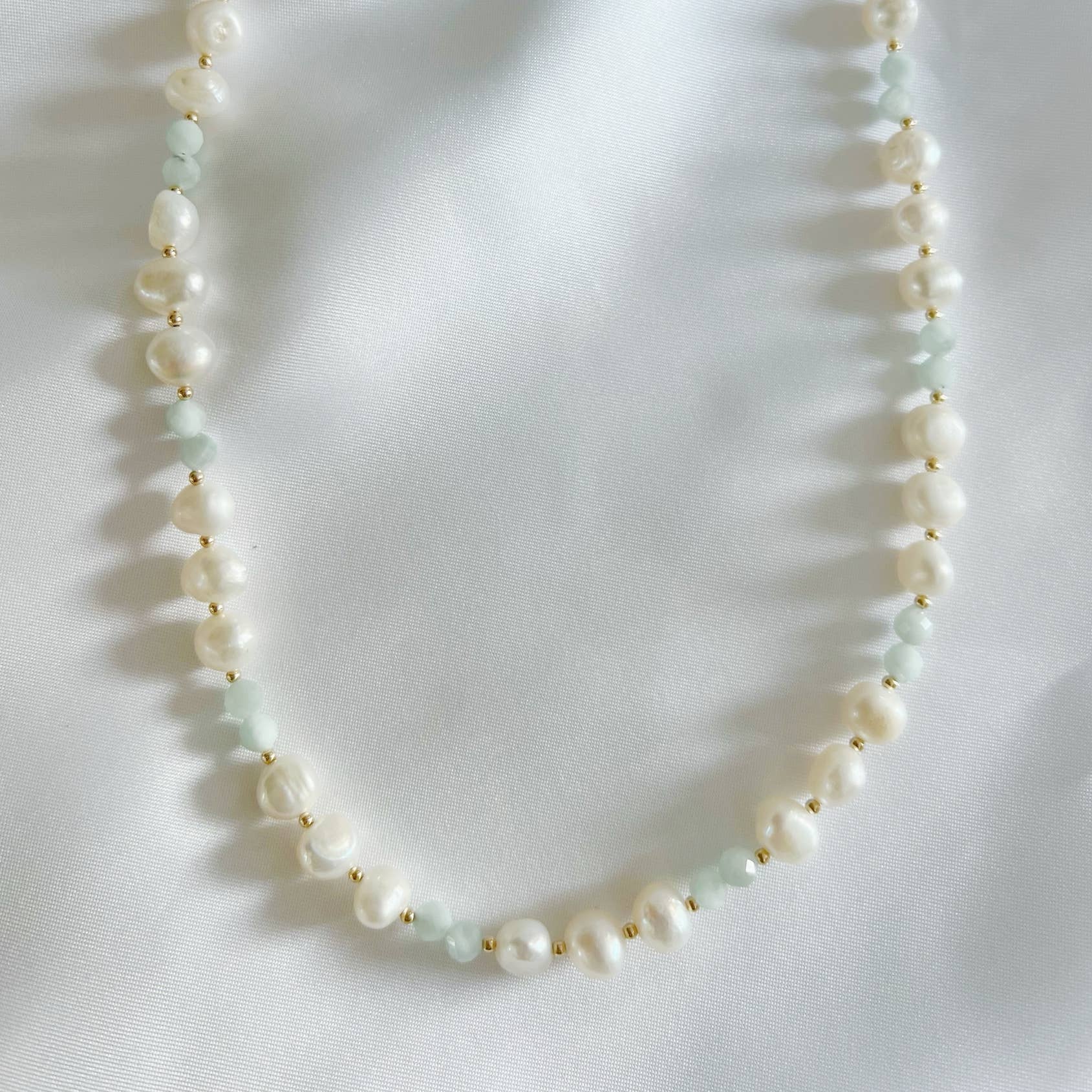 True by Kristy Jewelry - Wholesale Beaded/Pearl Necklace - Reef Freshwater Pearl Beaded Beach Necklace Gold Filled4