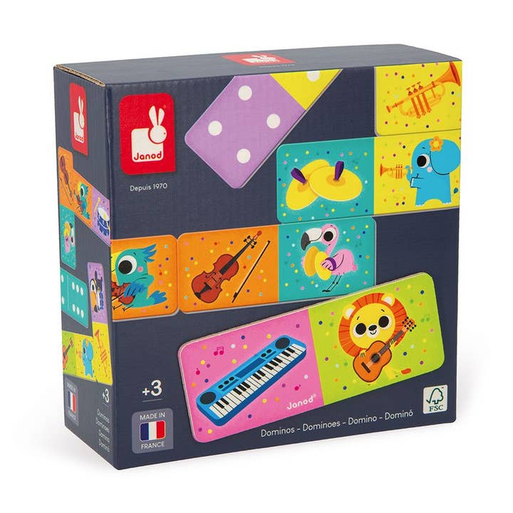 Musical Instruments Dominoes for wholesale by Juratoys